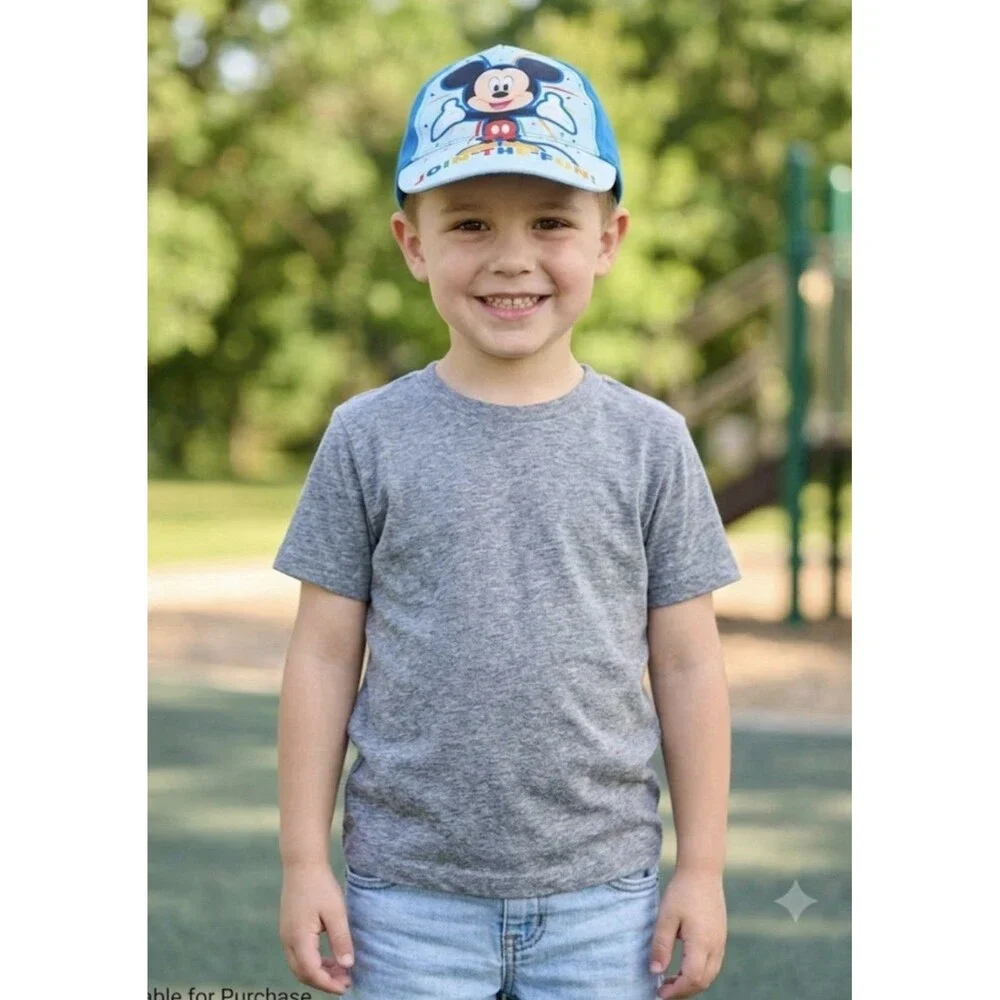Mickey Mouse Disney Join The Fun Ball Cap Boys Blue 100 Years Of Celebration Hat